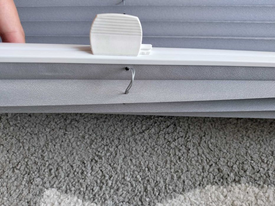 Roleta plisa szara sztuk dwie