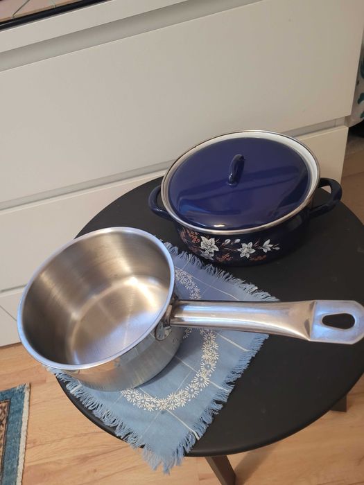 Zestaw dwóch garnków - tanio !