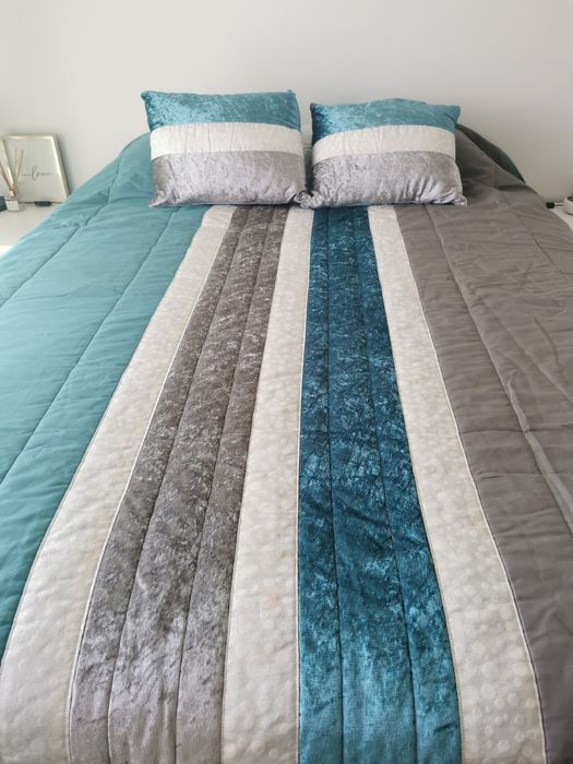 Colcha Cama Casal + Almofadas