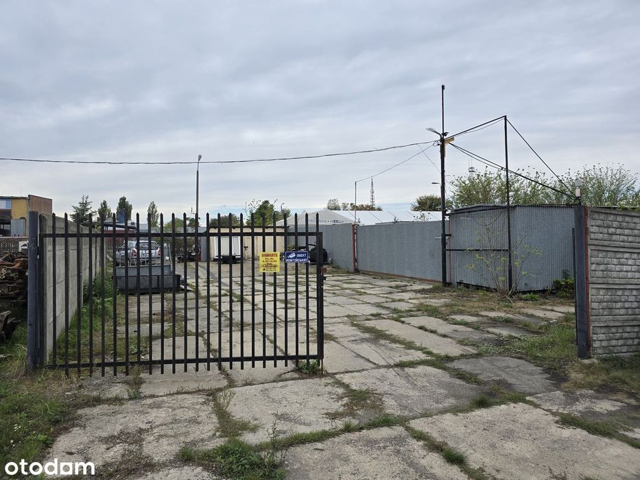 Utwardzony PLAC 30ar HALA 140m2 Waga Namiot Biuro Sprzedam / Wynajmę