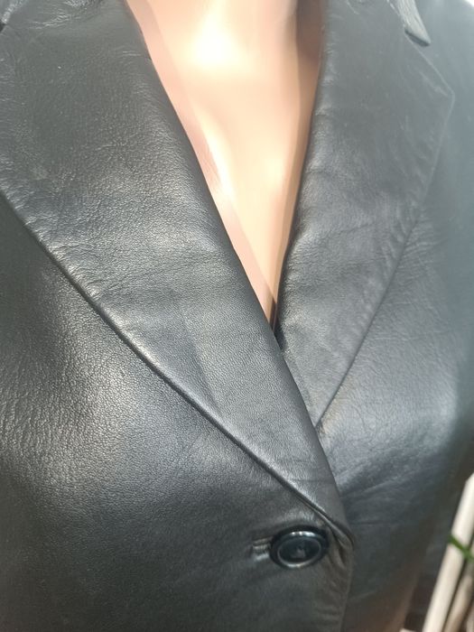 Плащ женский кожаный