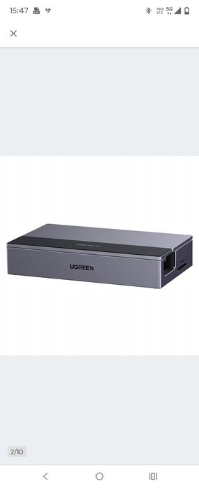Ugreen CM800 Adapter USB-C 9w1  stacja dokująca