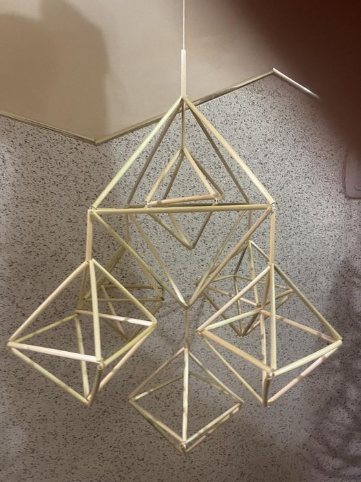 Різдвяний павук з соломи