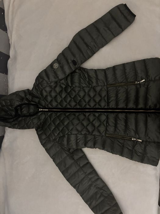 Ciemnozielona khaki kurtka puchowa beaumont amsterdam m