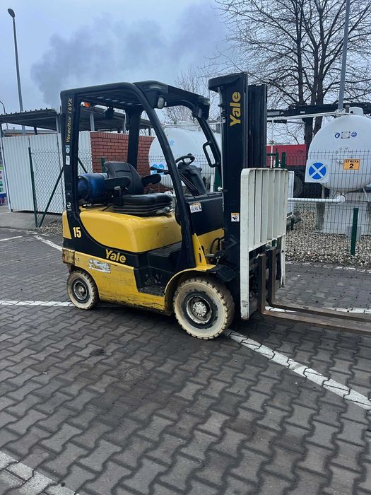 Wózek widłowy Yale GLP16VX, LPG, 1600 kg, WOLNY SKOK, SUPER STAN !!