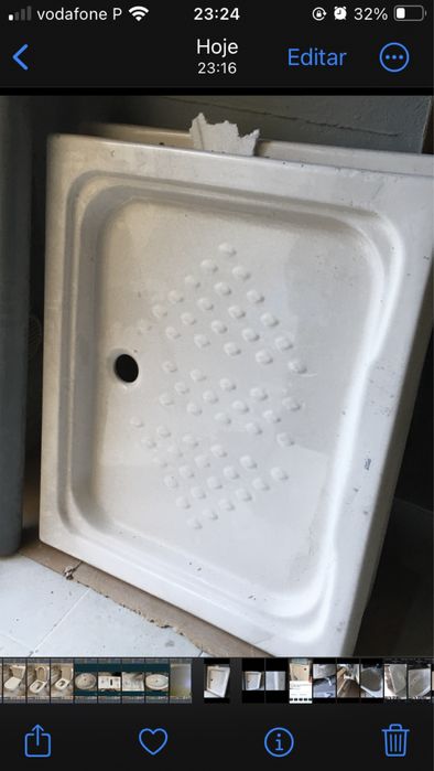 BaciaLavat+BaseDuche90X75X10+BanheiraCantoHidromassag.NOVOSdesde 45 €.