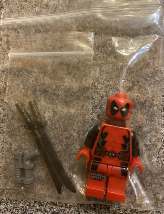 LEGO # 6866 DEADPOOL + BROŃ! MISB! Unikat! sh0032 jak NOWY!