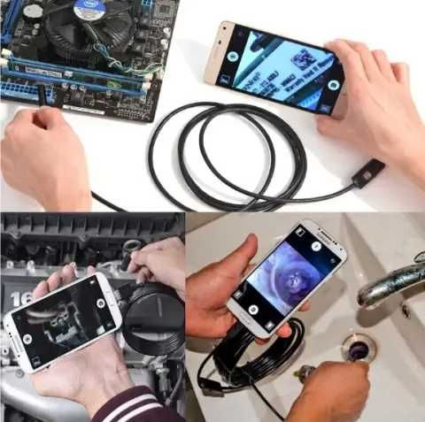Камера Ендоскоп Android та PC Endoscope, гнучка USB-камера (100P) 5 м