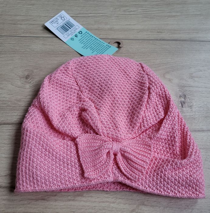 Czapka turban dla dziewczynki, nowa z metką, rozmiar 86-98, Pepco