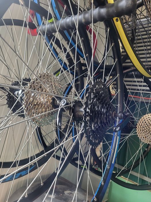 Varias rodas de bicicleta btt