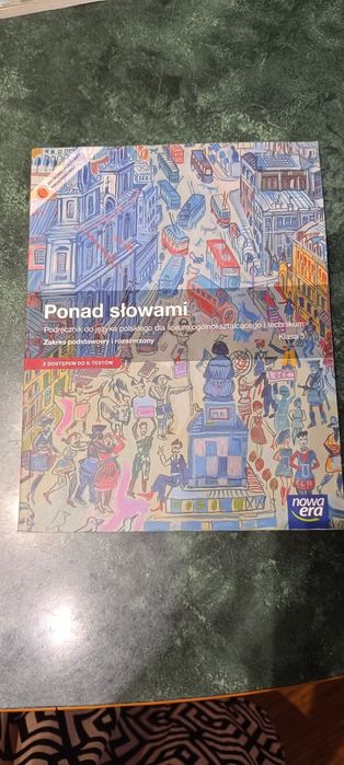 Ponad słowami podręczniki do j.polskiego,kl.1,2 i 3