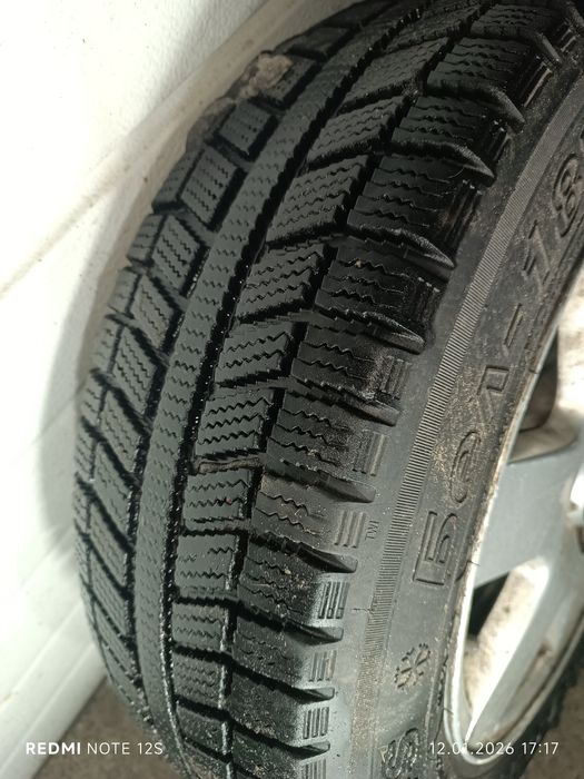 Диски литі R 14 Volkswagen 4*100 зимня резина 185*65 і 175*70 в сборі