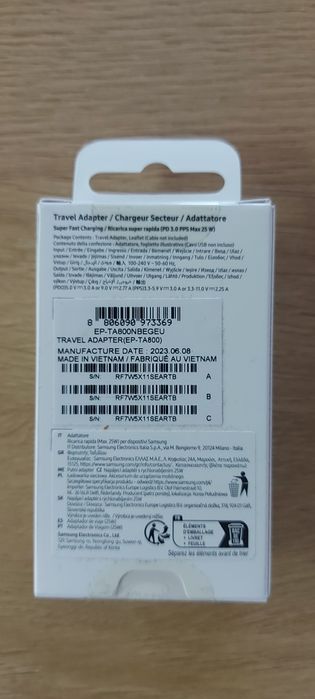 Ładowarka Samsung PD Adaptor 25W
