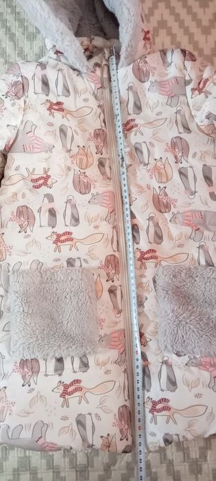 Kurtka zimowa/płaszczyk dla dziewczynki 134
