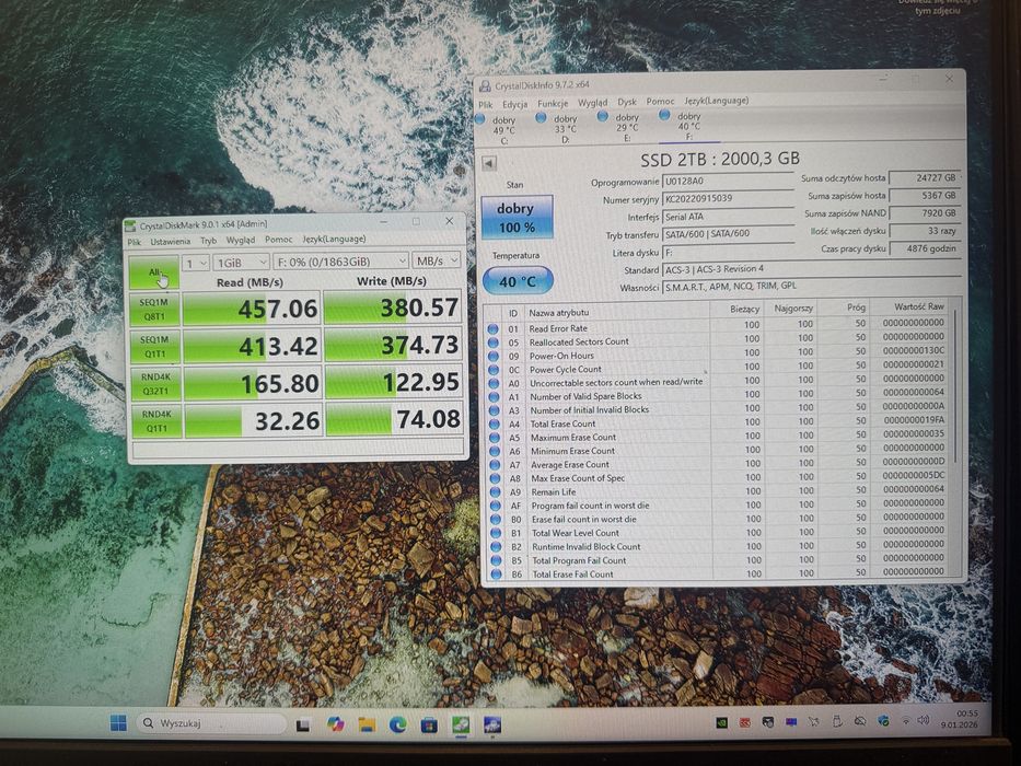 Dysk ssd 2,5” Goldenfir 2TB