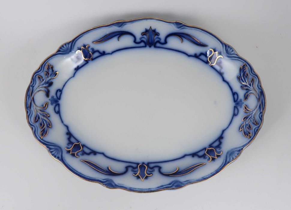 Travessa Lotus Grindley Flow Blue - 30 cm