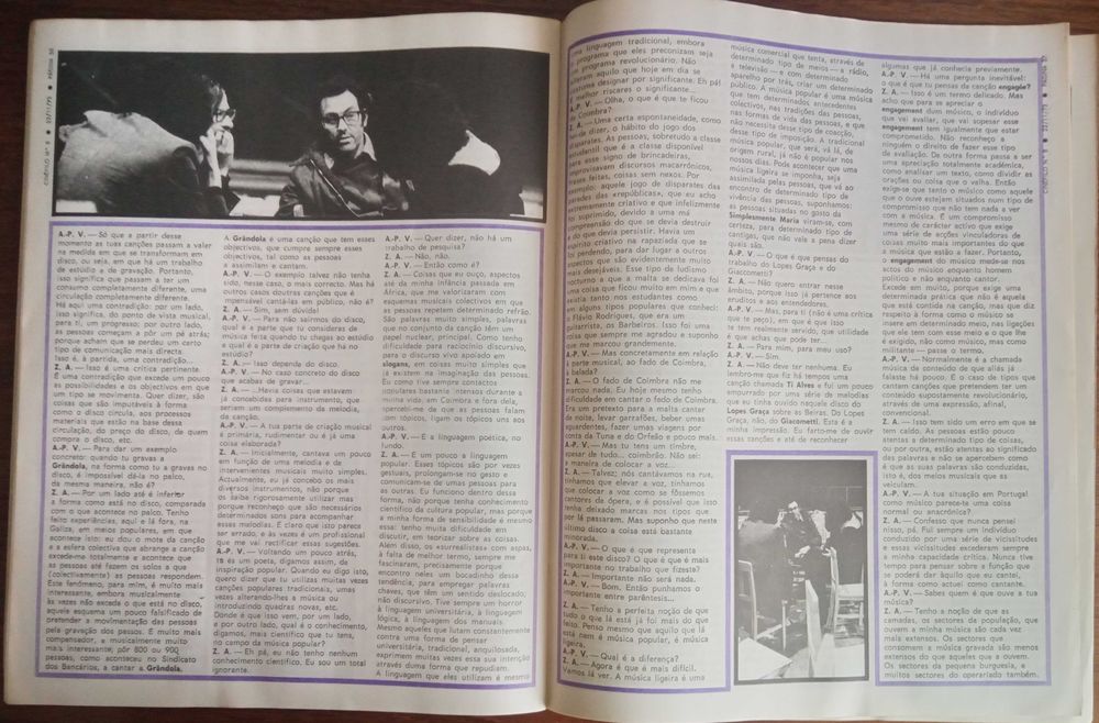 José Afonso	- - -		Cinéfilo	- - - - -	Revista