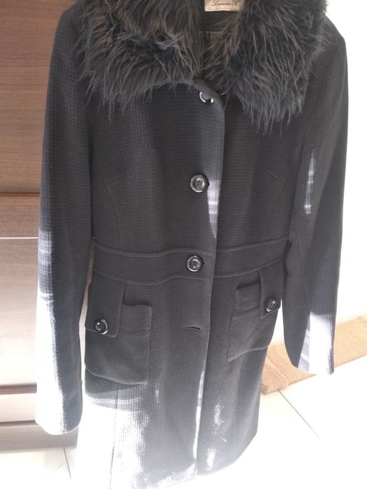 Płaszcz damski czarny