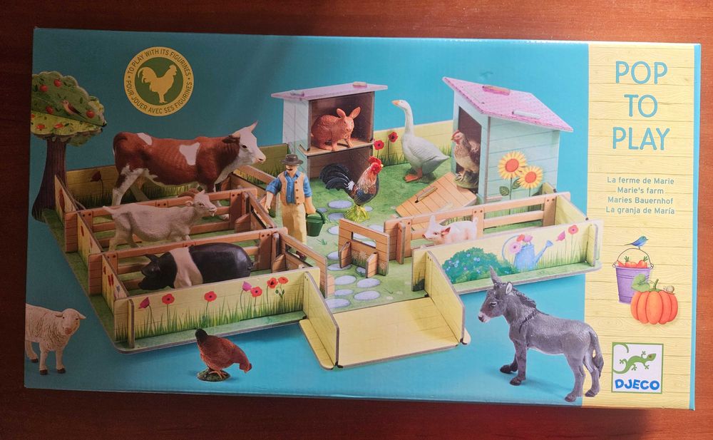 Гра ферма раритет від djeco pop to play