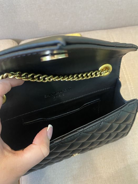 Сумка yves saint laurent envelope чорна