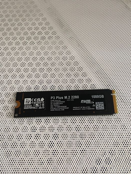 SSD Crucial P3 Plus 1TB