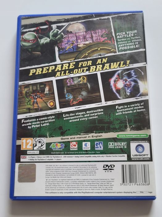 Teenage Mutant Ninja Turtles Smash U Playstation 2 (Ps2) Pudełkowa