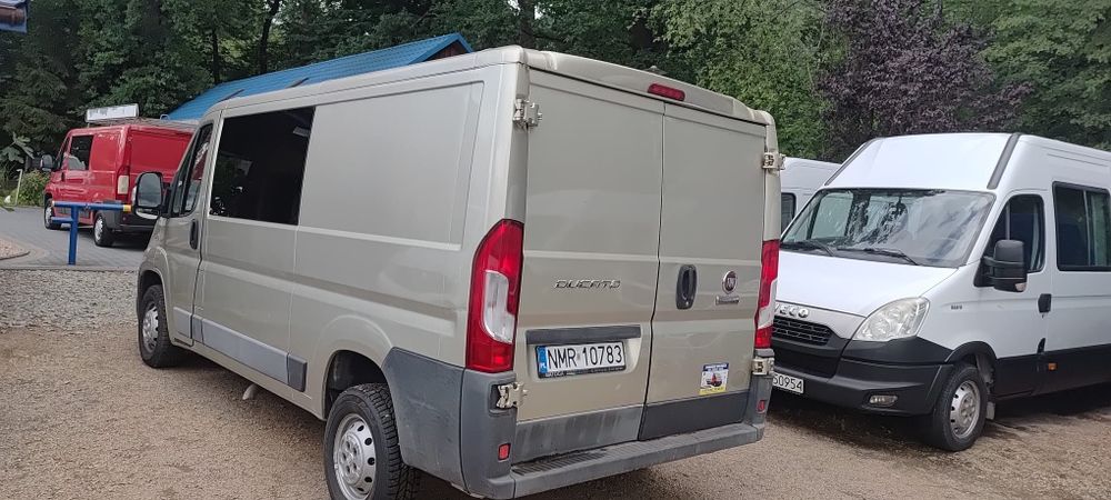 Fiat Ducato doka brygadówka  iveco brygadowy 7 osobowy osp euro 5 l2h1
