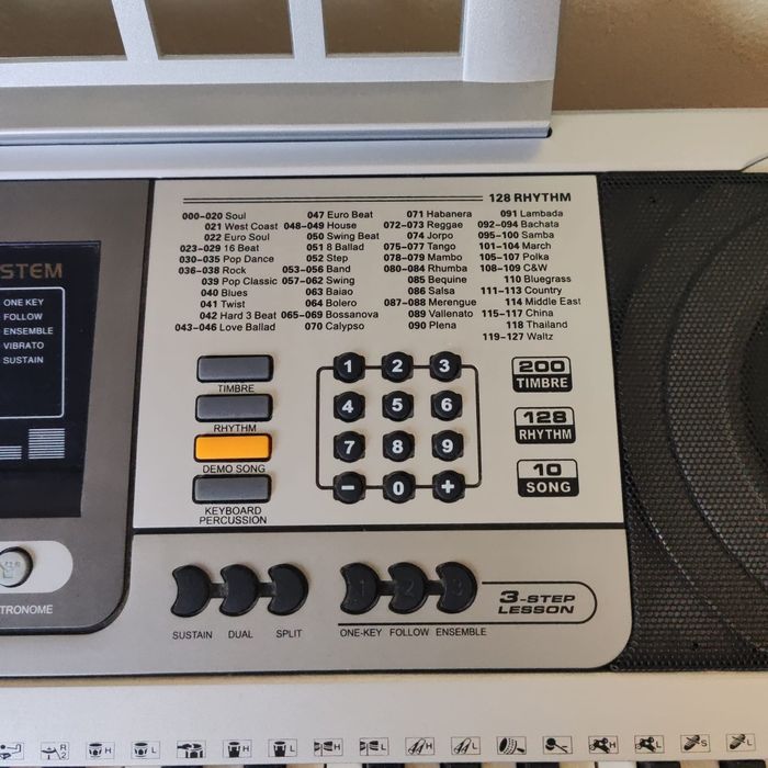 Piano para iniciação cinzento da Stol 61 teclas