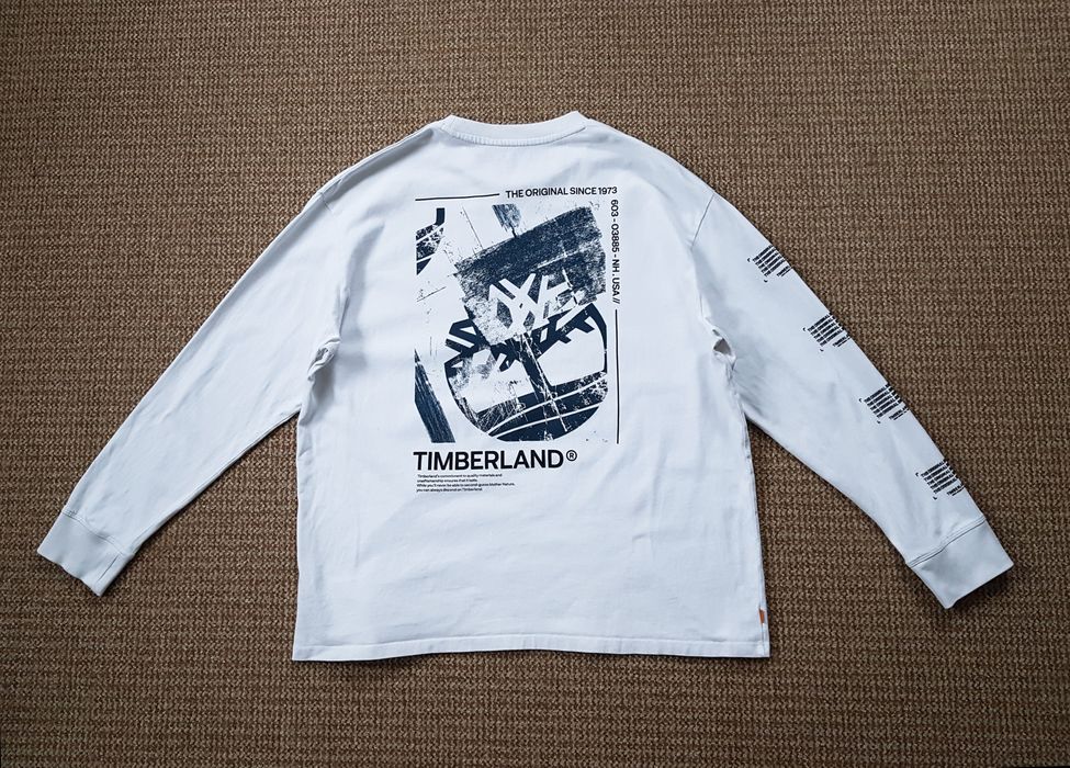 Timberland лонгслів з принтом кофта оригінал XL