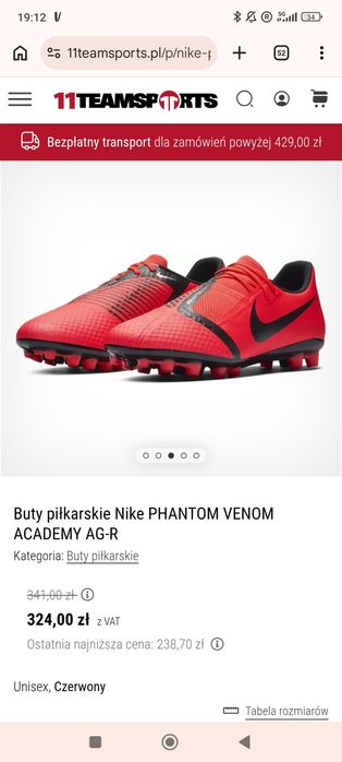 Nike buty piłkarskie academy