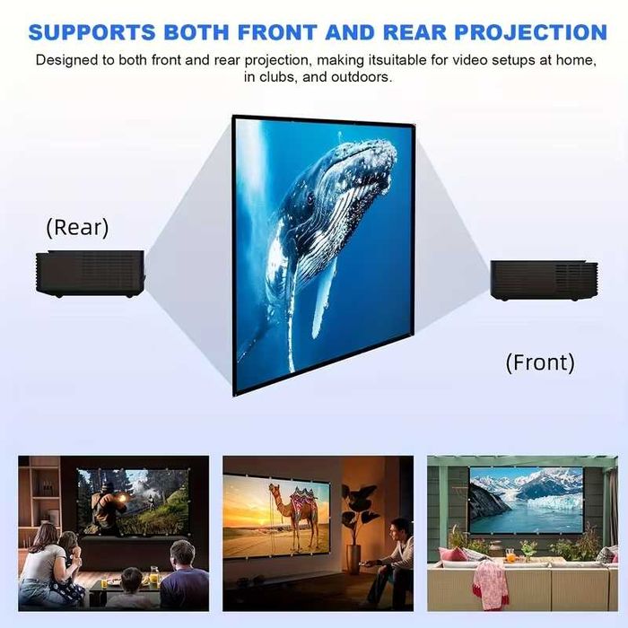 Экран (Полотно) для проектора 100 дюймів