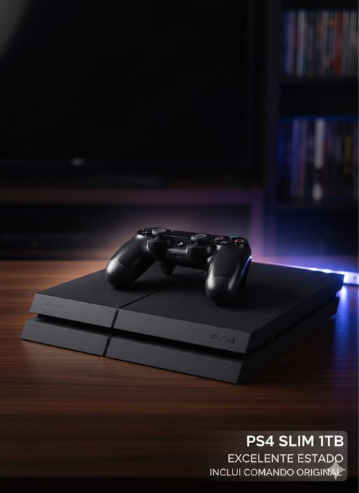 PlayStation 4 1TB – Excelente Estado + Comando Original