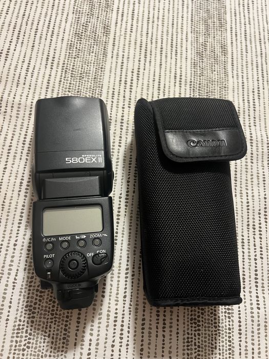 Canon Speedlite 580EX II + Bolsa Original Canon