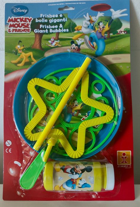 Frisbee c/Bolas Sabão Gigantes (Hello Kitty / Mickey)