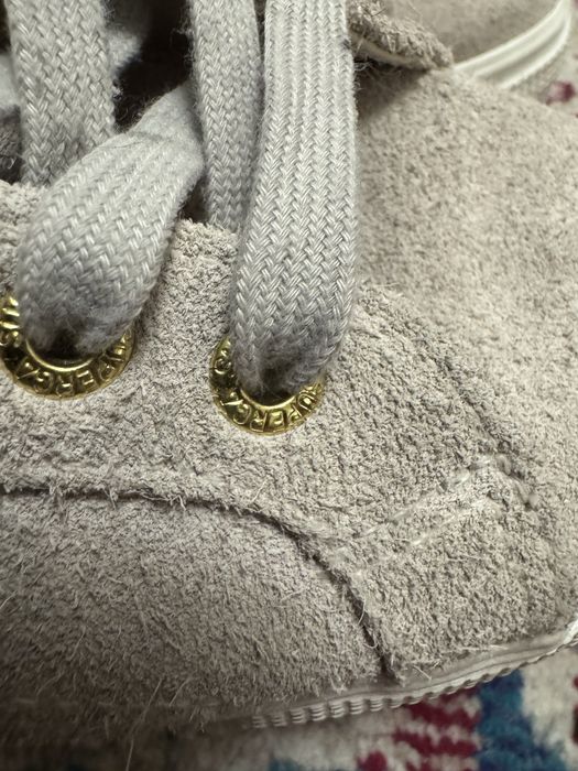 Сірі замшеві шкіряні кеди на платформі натуральна шкіра superga