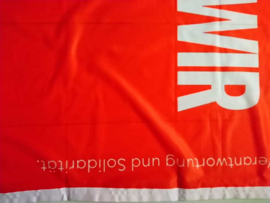 Плакат банер ion wir 100 на 100 см Швейцарія