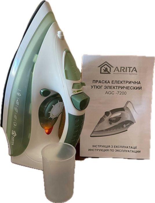 Утюг ARITA AGC-7200, 2000W, с отпариванием, Новый - 800грн