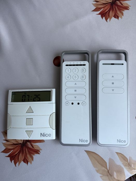 Piloty nice do rolet i żaluzji