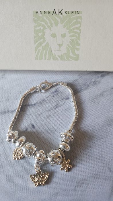 Anne Klein bransoletka damska a'la pandora charms. Nowa