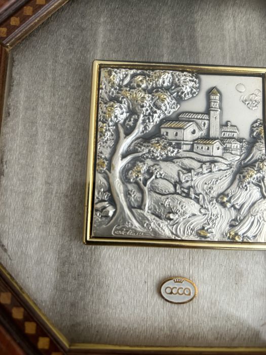 2 Quadros em prata da marca Acca