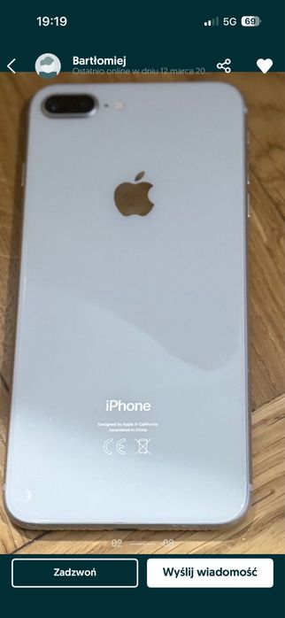 Sprzedam Iphone 8 plus