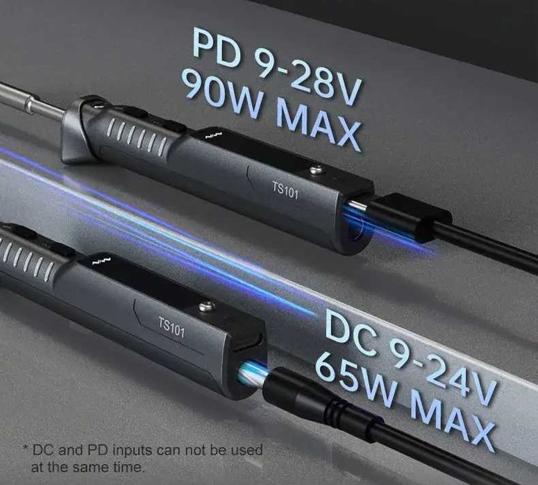 Паяльник MiniWare TS101 90W Гарантія жало TS-BC2 + підставка + земля