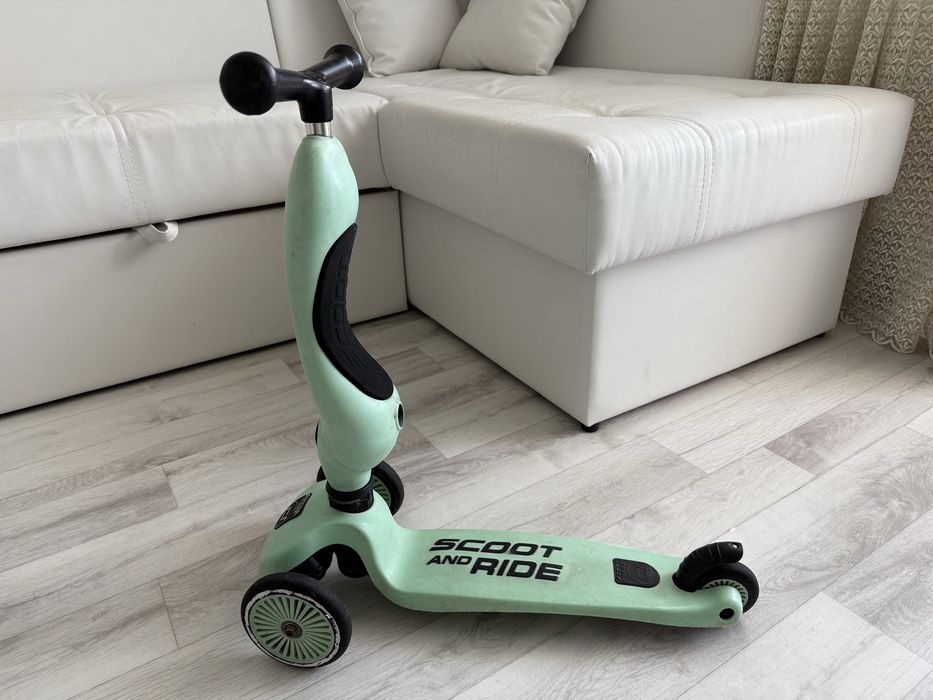 Детский самокат трансформер