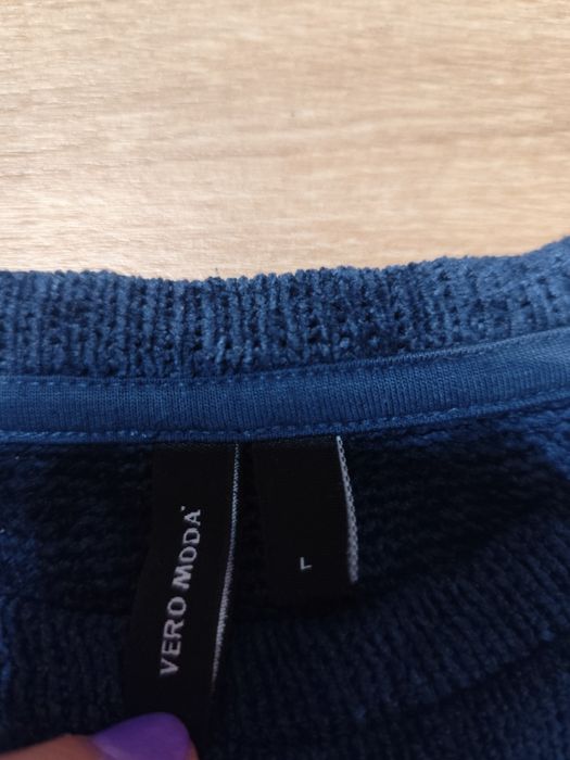 Granatowy sweterek r. L