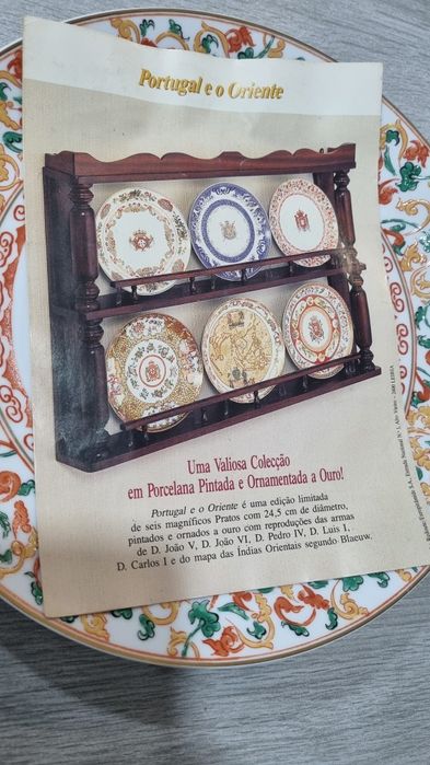 Coleção 6 pratos companhia das Índias