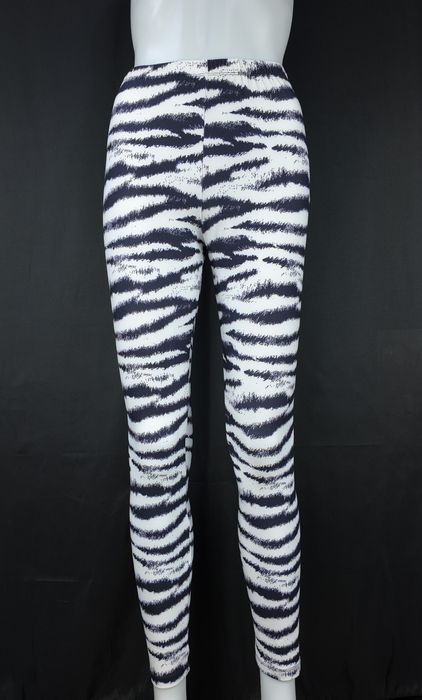 Legginsy Sissycos zebra M, miękkie rozciągliwe, nowe z metkami