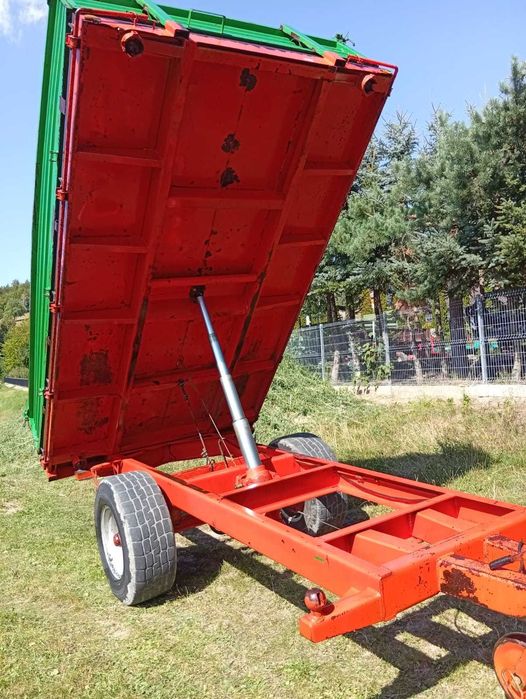 Przyczepa rolnicza kiper na 3 strony