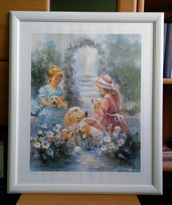 Obraz w drewnianej ramie