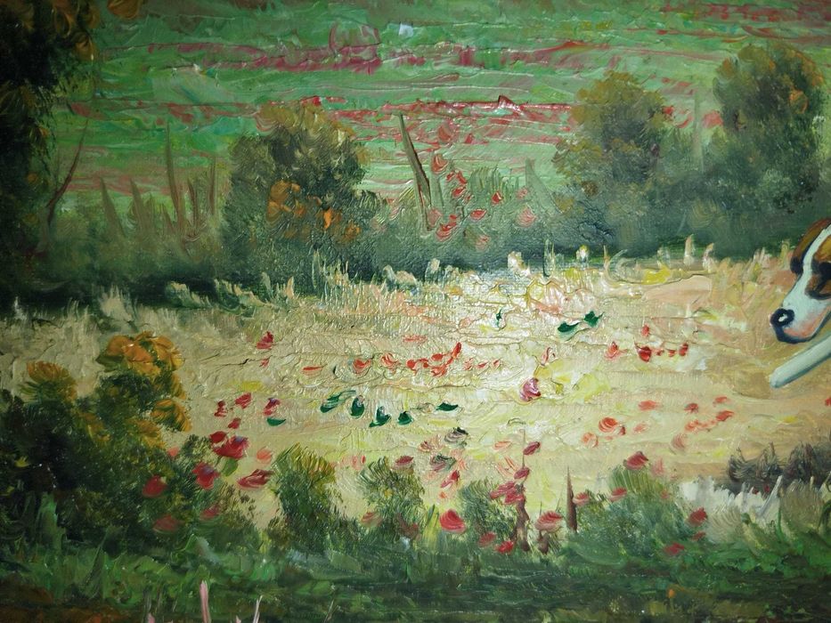Quadro com lindíssima moldura incluida