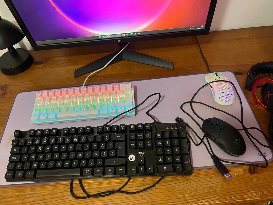 Setup Gamer Completo | 5700 XT 8GB | i5 | 16 GB RAM | Monitor 144Hz | HeadSet HyperX